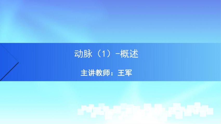 人体解剖学(6.6.1)--第六讲：动脉概述-中国医科大学.pdf