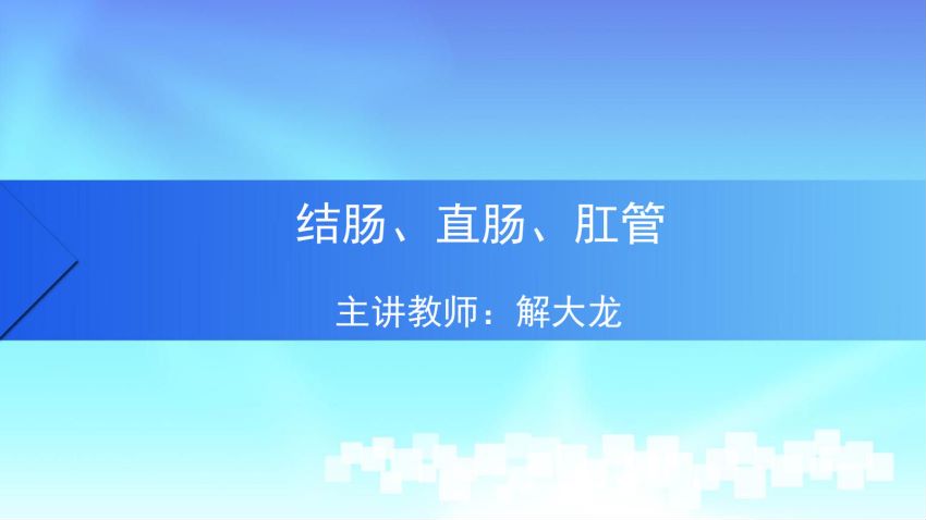 人体解剖学(4.7.1)--第七讲:结肠、直肠与肛管-中国医科大学.pdf
