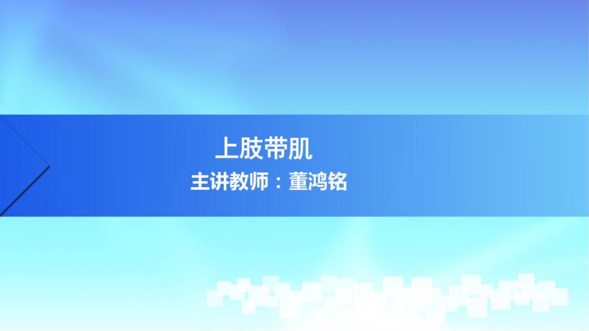 人体解剖学(3.10.1)--第十讲:上肢带肌-中国医科大学.pdf