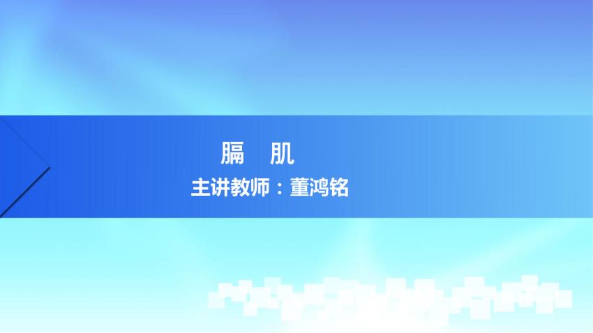 人体解剖学(3.7.1)--第七讲:膈-中国医科大学.pdf