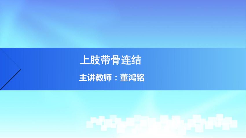 人体解剖学(2.7.1)--第七讲：上肢带骨连结-中国医科大学.pdf